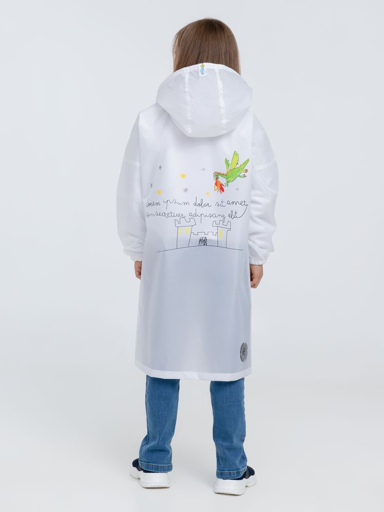 Дождевик детский Rainman Kids белый, 10-12 лет