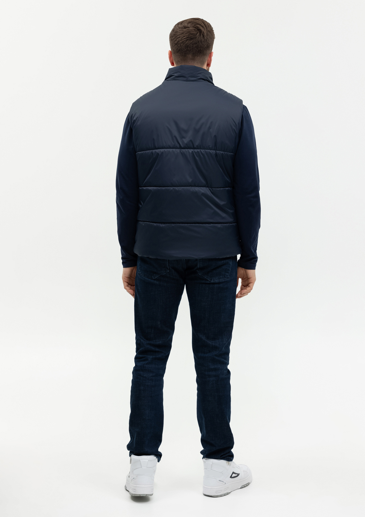 Жилет унисекс STAN утепленный таффета 210T,200, 84, Тёмно-синий,  (46)  (52/XL)