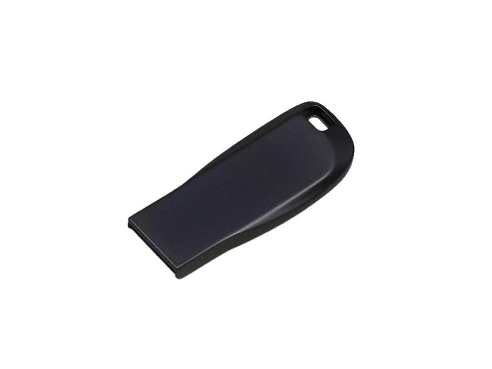 USB 2.0- флешка на 64 Гб компактная с мини чипом и овальным отверстием с логотипом  | Print Logo