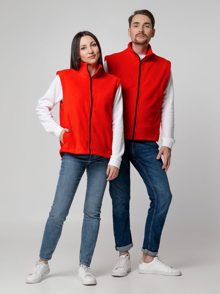 Жилет флисовый Manakin, красный, размер M/L