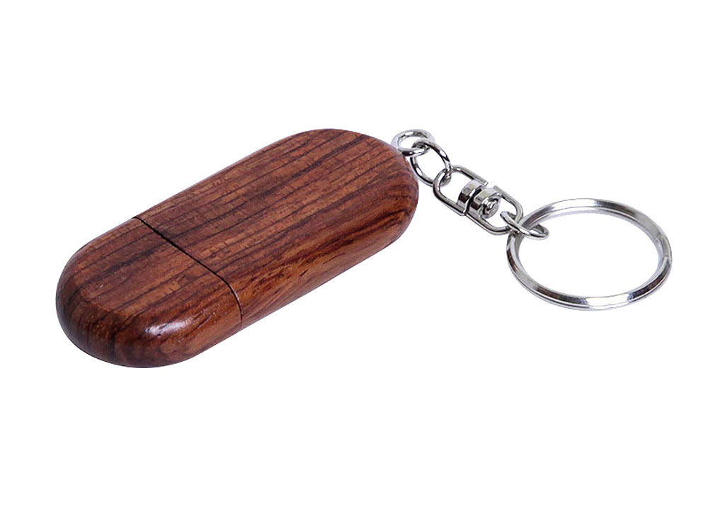 USB 3.0- флешка на 32 Гб овальной формы и колпачком с магнитом с логотипом  | Print Logo
