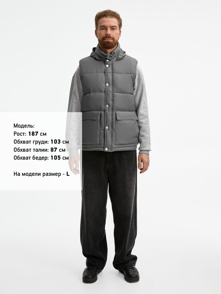 Жилет Ben Mac, серый, размер XL