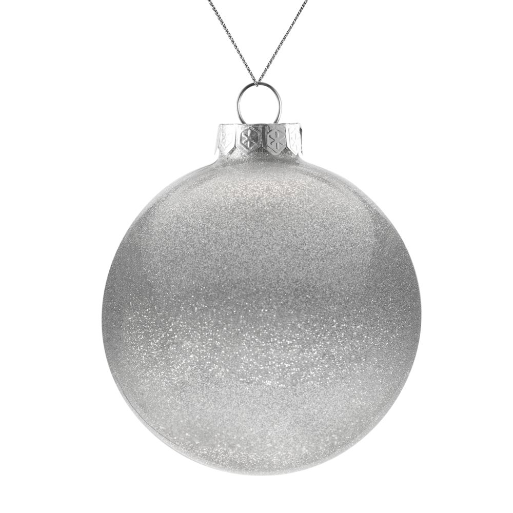 Елочный шар Finery Shine, 10 см с логотипом  | Print Logo