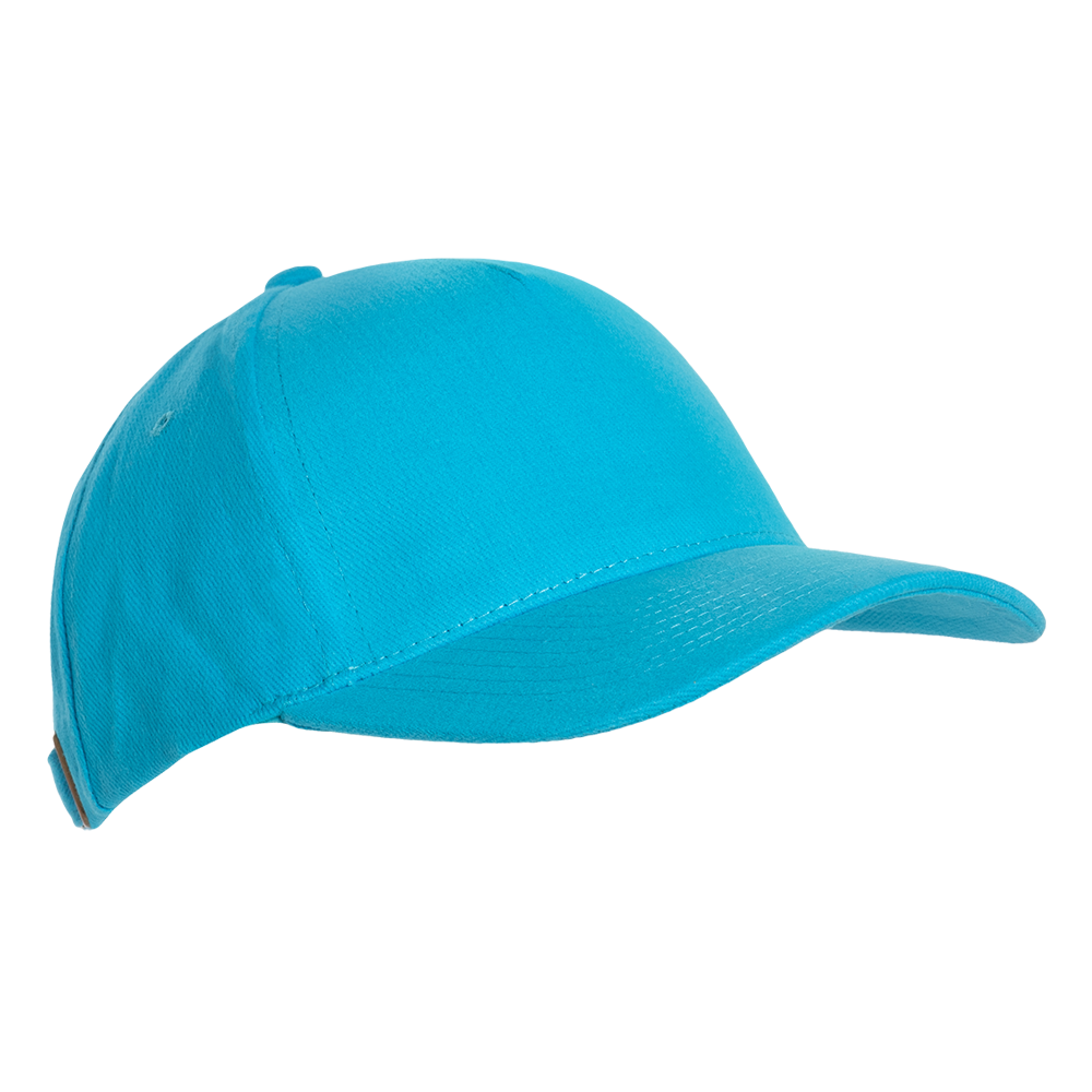 Бейсболка STAN 5 клиньев хлопок 280, 11, Бирюзовый,  (32)  (56-58)