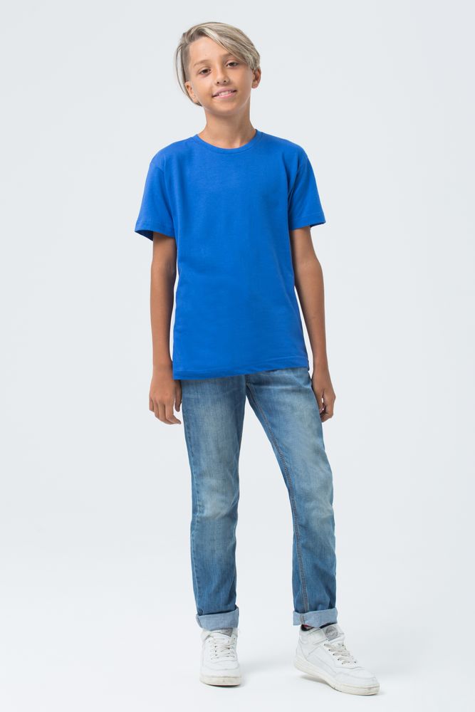 Футболка детская Regent Fit Kids, ярко-синяя, на рост 142-152 см (12 лет)