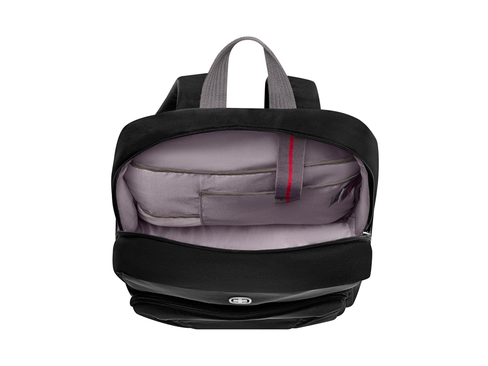 Рюкзак WENGER Motion 15.6, черный, нейлон, 31x17x42 см, 20 л