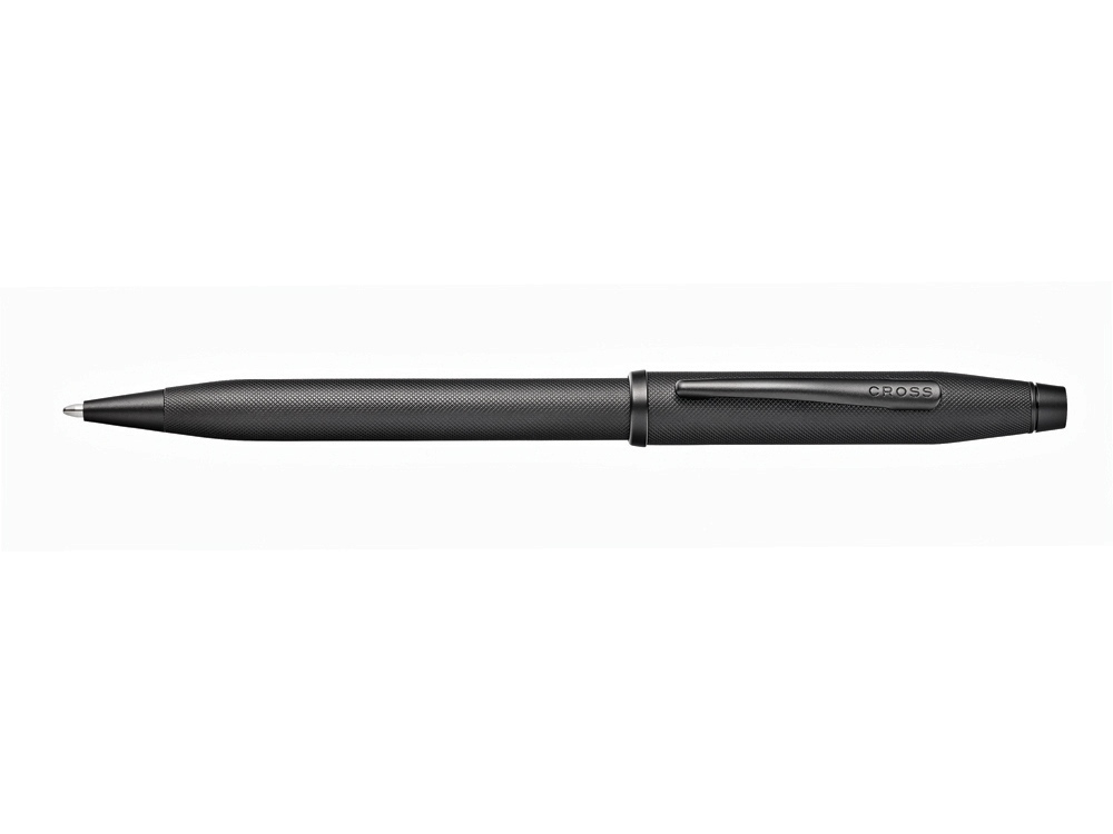 Шариковая ручка Cross Century II Black Micro Knurl, черный