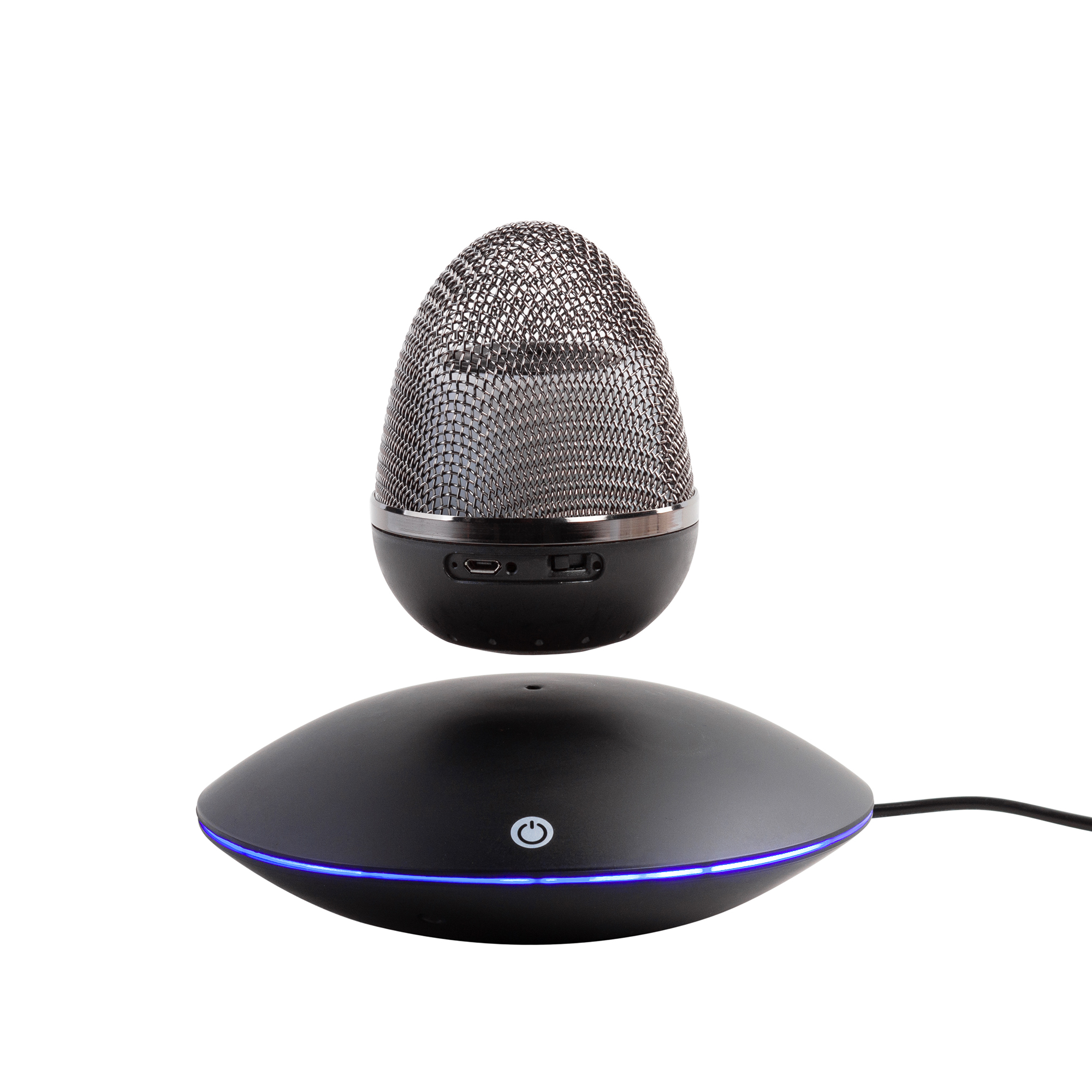 Левитирующая bluetooth колонка "Smart UFO" 3Вт с разноцветной подсветкой фото на сайте Print Logo.