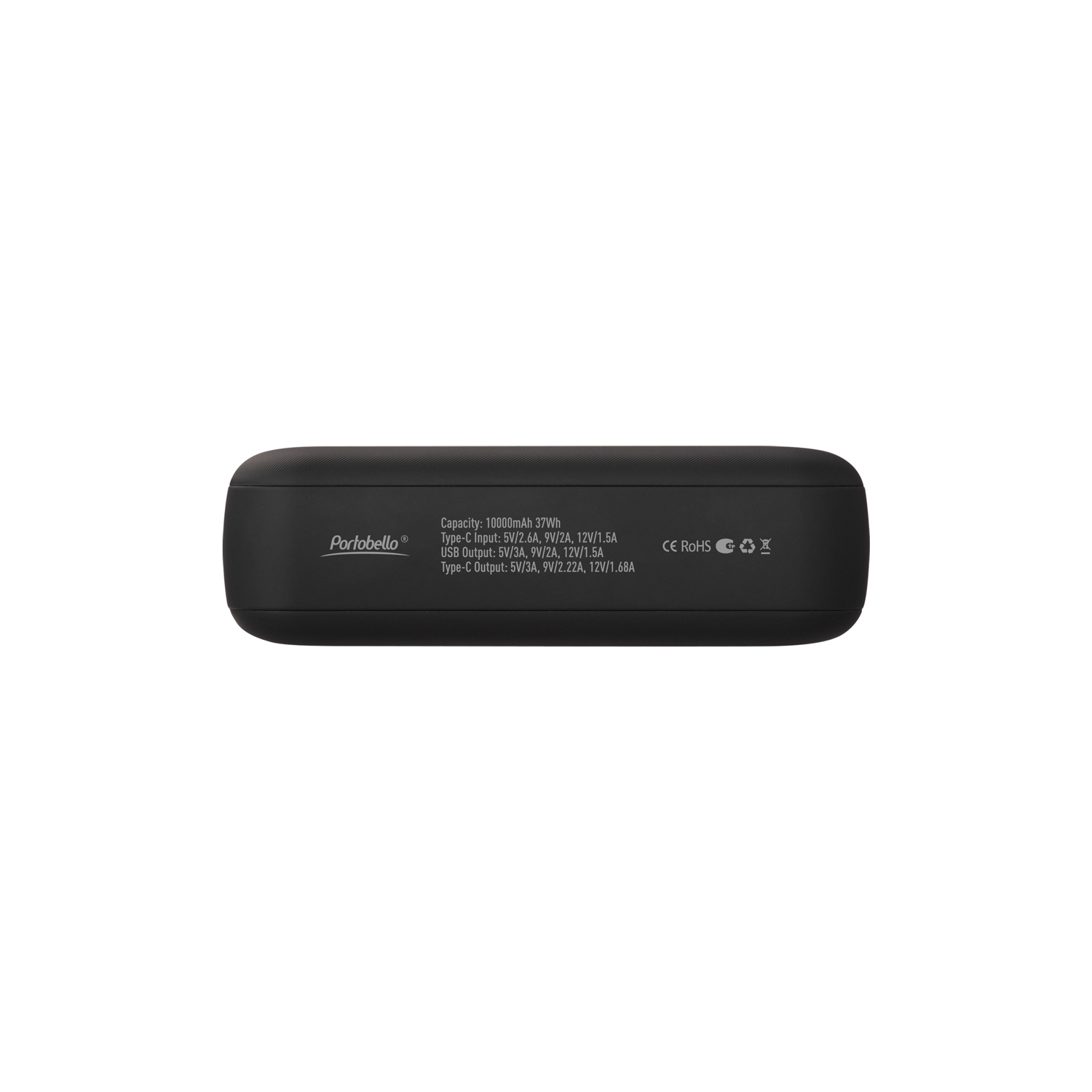 Внешний аккумулятор с функцией быстрой зарядки Формула (Formula) 10000 mAh, синий фото на сайте Print Logo.