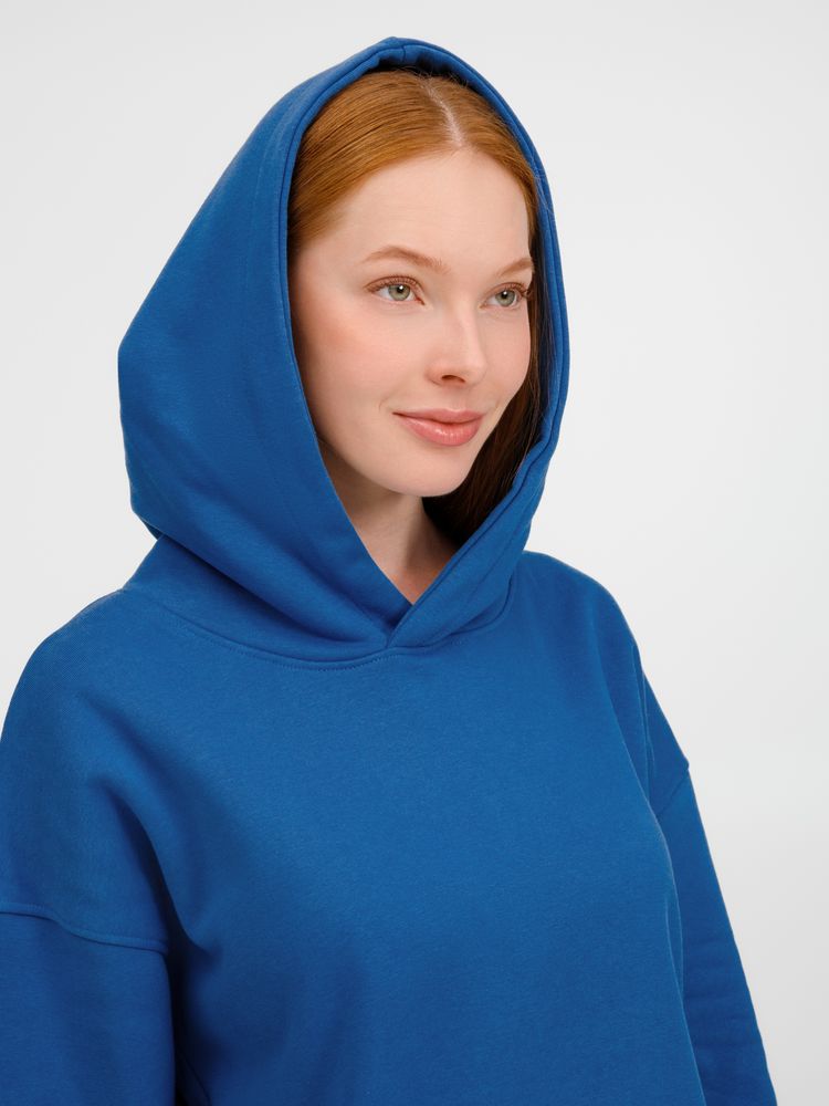 Худи оверсайз унисекс Tolla, синее (джинс), размер M/L