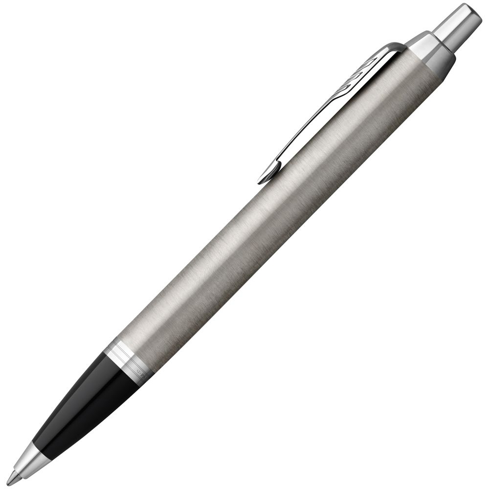 Ручка шариковая Parker IM Essential Stainless Steel CT с логотипом Parker | Print Logo