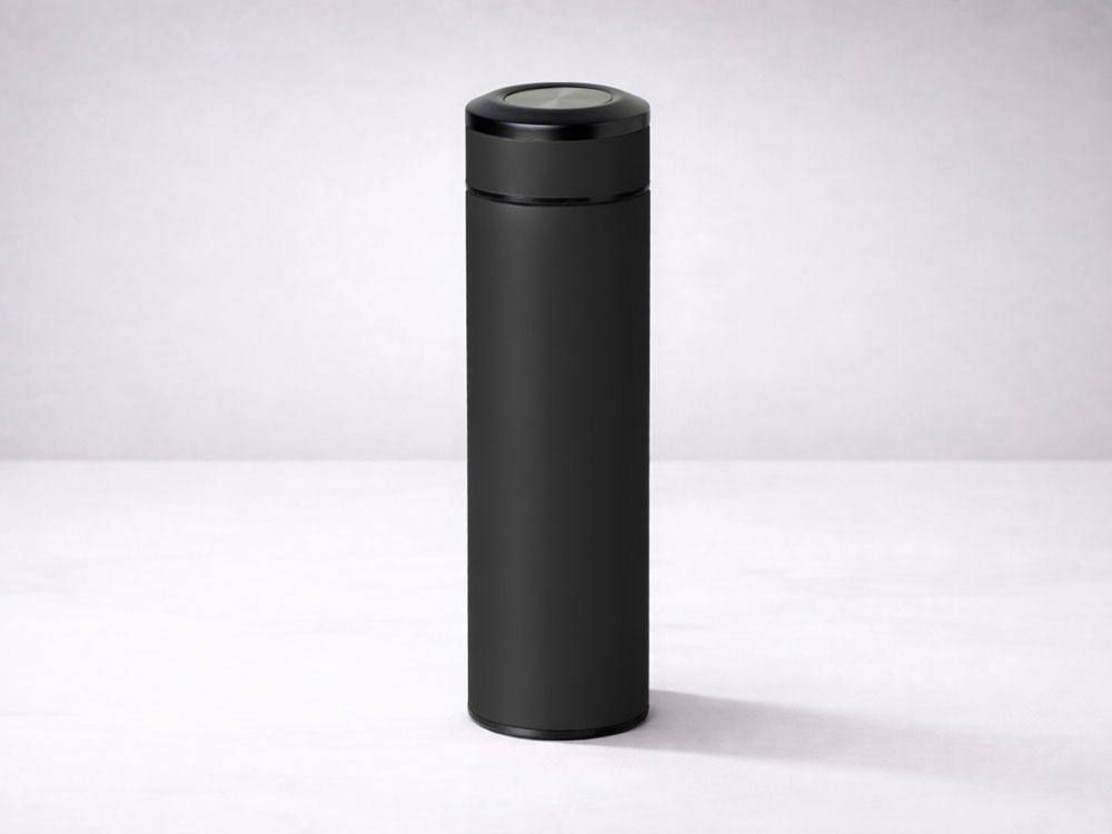 Вакуумный термос Vacuum Flask C1, soft touch, 420мл, черный