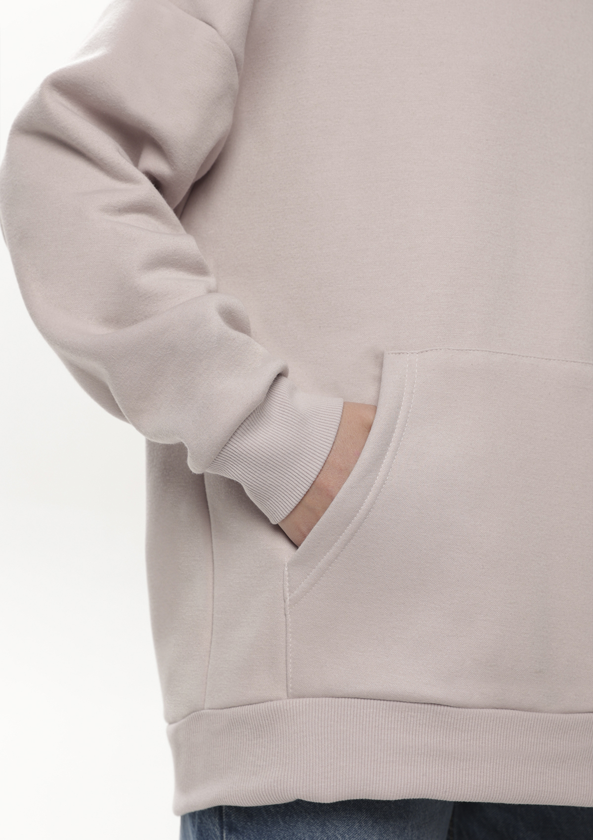 Худи унисекс STAN оверсайз интерсофт 320, 69, Кремовый,  (52)  (54/XXL)