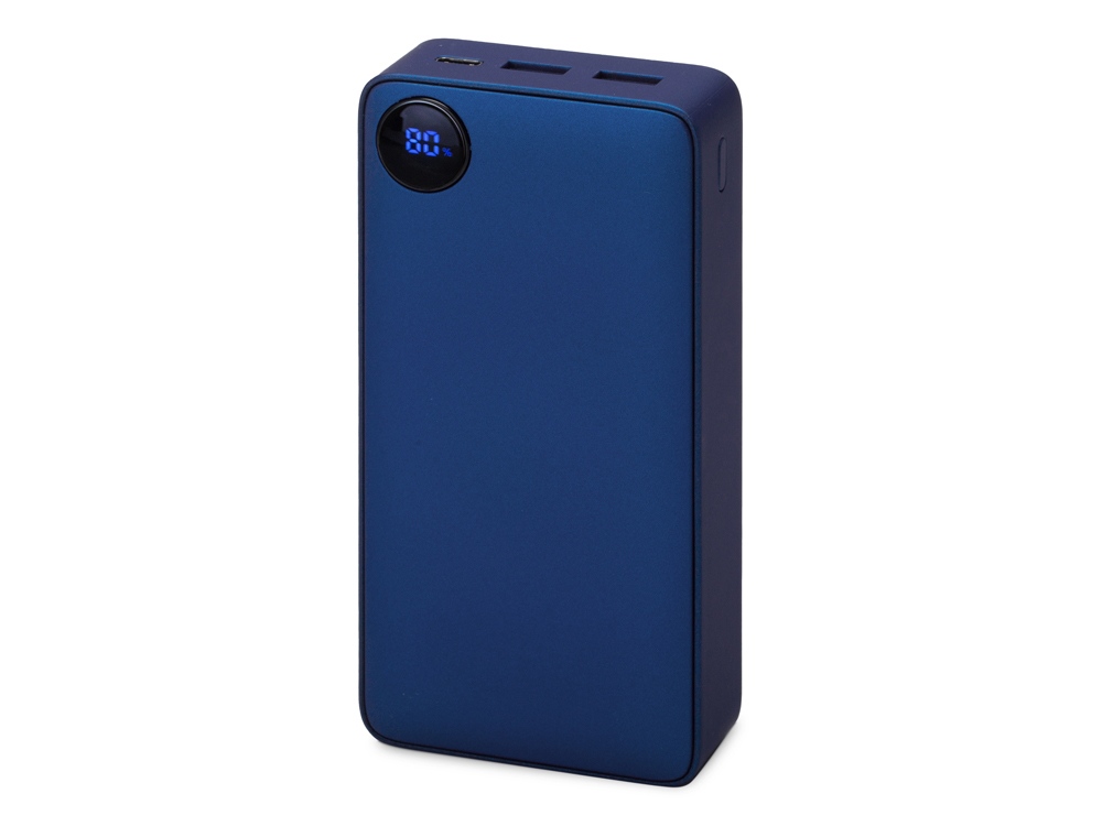 Внешний аккумулятор Mild Pro c быстрой зарядкой QC/PD, металлик soft-touch, 20 000 mAh с логотипом Evolt | Print Logo