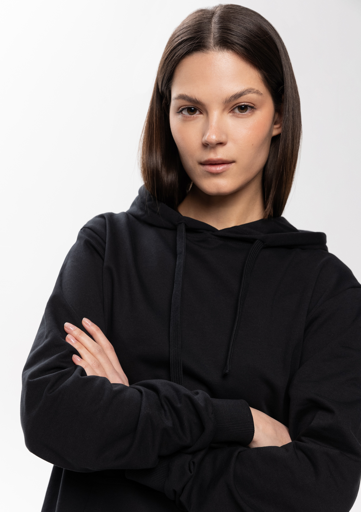 Худи унисекс STAN футер без начёса 260, 23, Чёрный,  (20)  (44/XS)