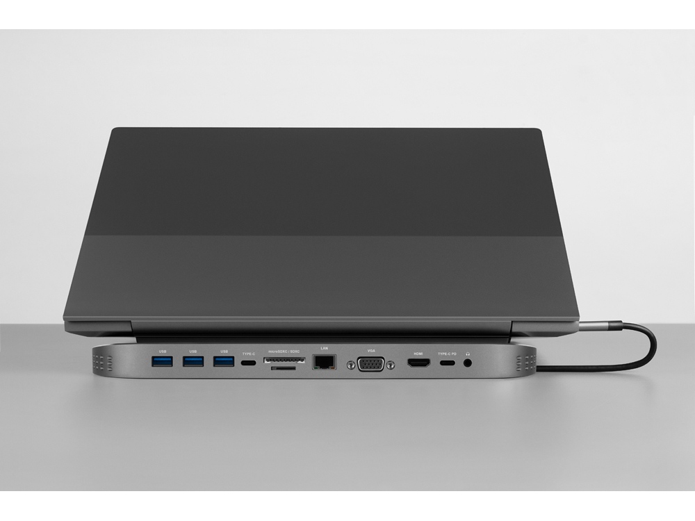 Хаб USB Rombica Type-C Falcon Black (Р)