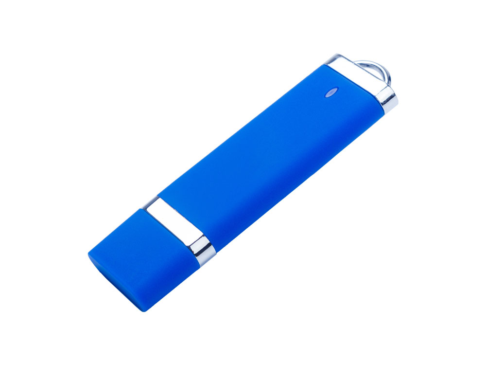 USB 2.0- флешка на 512 Мб Орландо, soft-touch с логотипом  | Print Logo