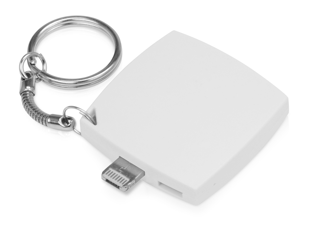 Портативное зарядное устройство-брелок Saver, 600 mAh, белый