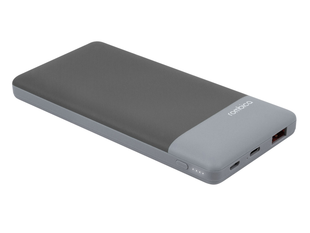 Внешний аккумулятор NEO Charge 2C, 10000 mAh с логотипом Rombica | Print Logo