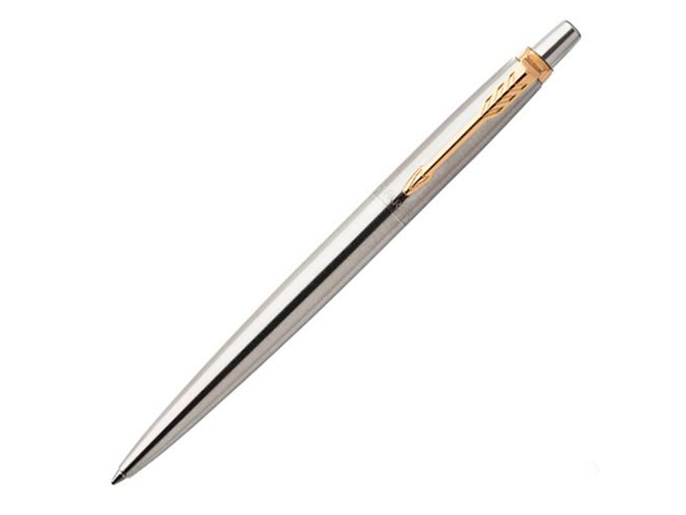Ручка шариковая Parker Jotter Core Stainless Steel GT фото на сайте Print Logo.