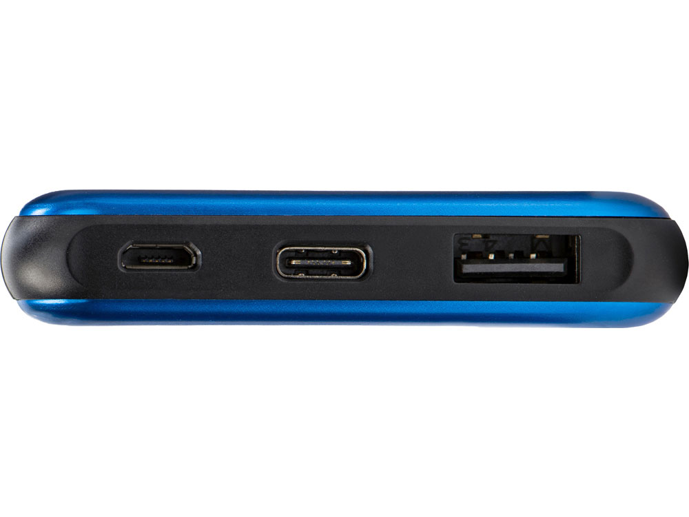 Внешний аккумулятор Forge v.2 металл, 10000mah, синий