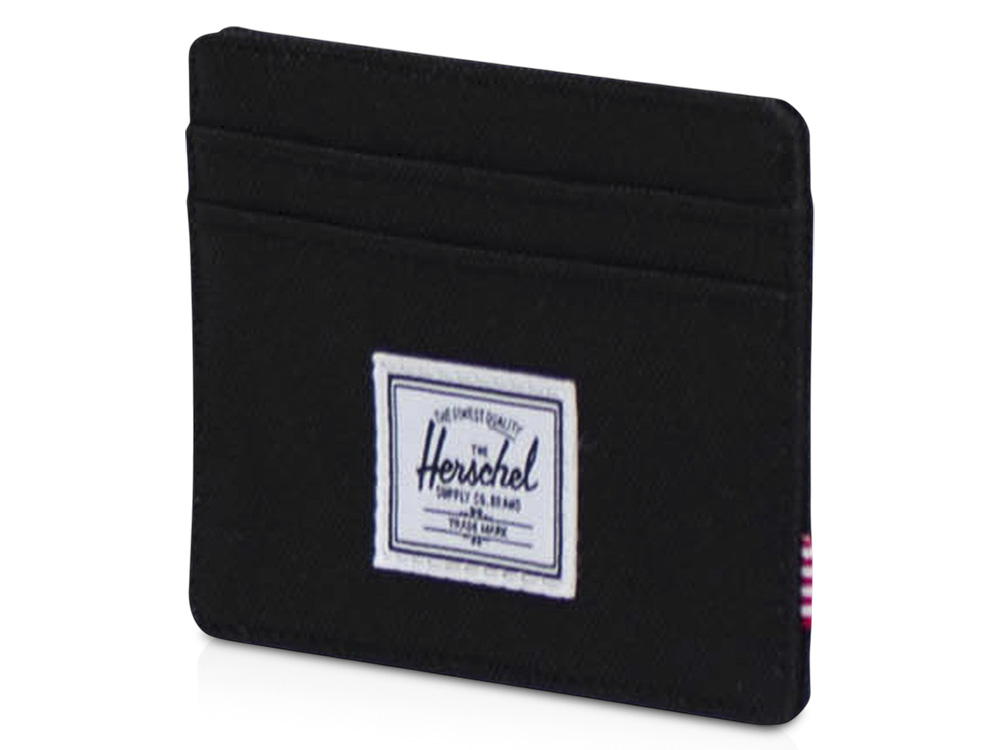 Herschel Charlie держатель для карт с RFID-защитой из переработанного материала с логотипом Herschel | Print Logo