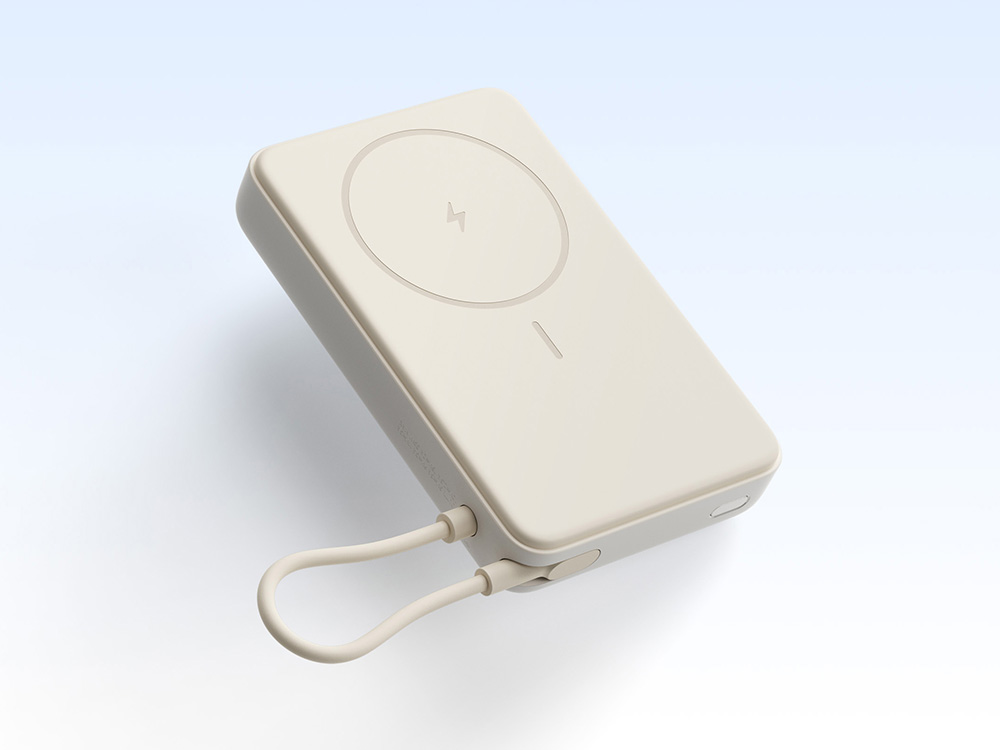 Внешний аккумулятор Xiaomi Magnetic Power Bank 10000 with Built-in Stand Beige