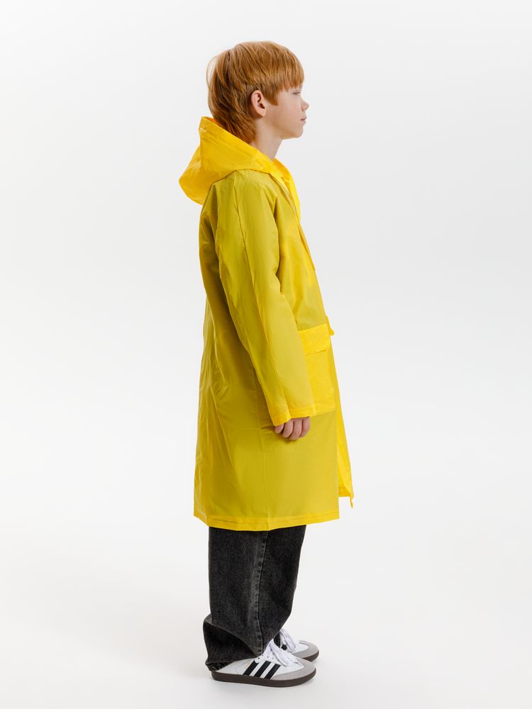 Дождевик детский RainDrop Kids, желтый, 8 лет (рост 118-128)
