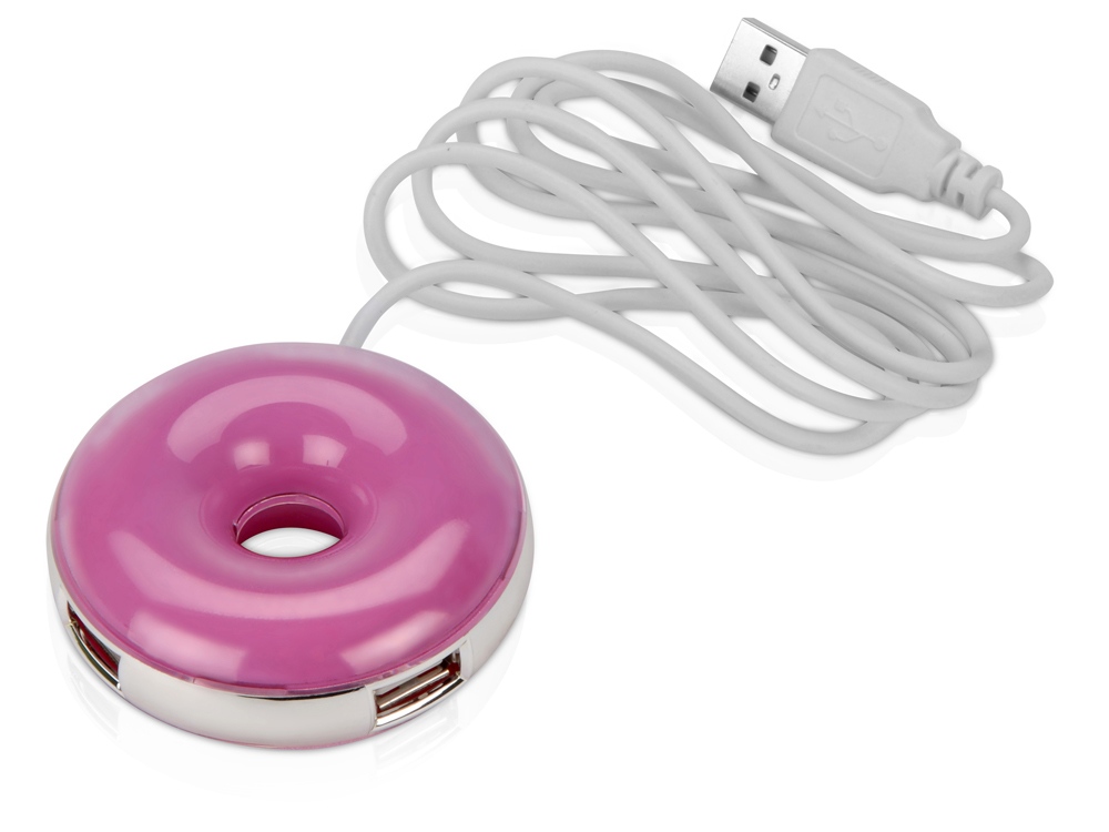 USB Hub Пончик с логотипом  | Print Logo