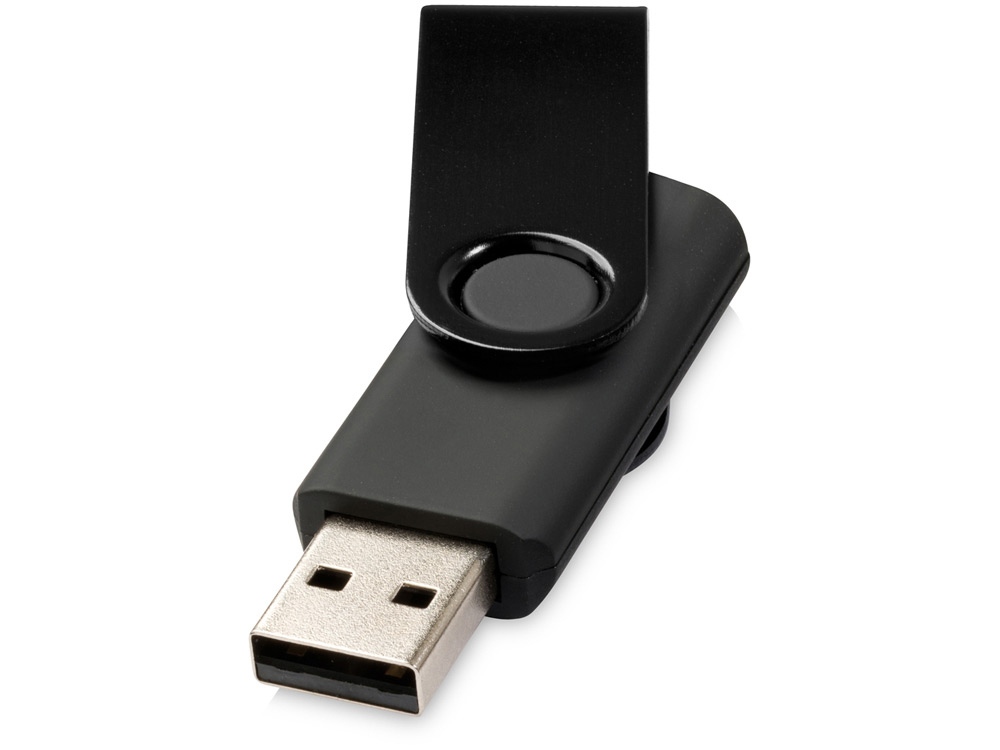 USB-флешка на 4 Гб Rotate Metallic с логотипом  | Print Logo