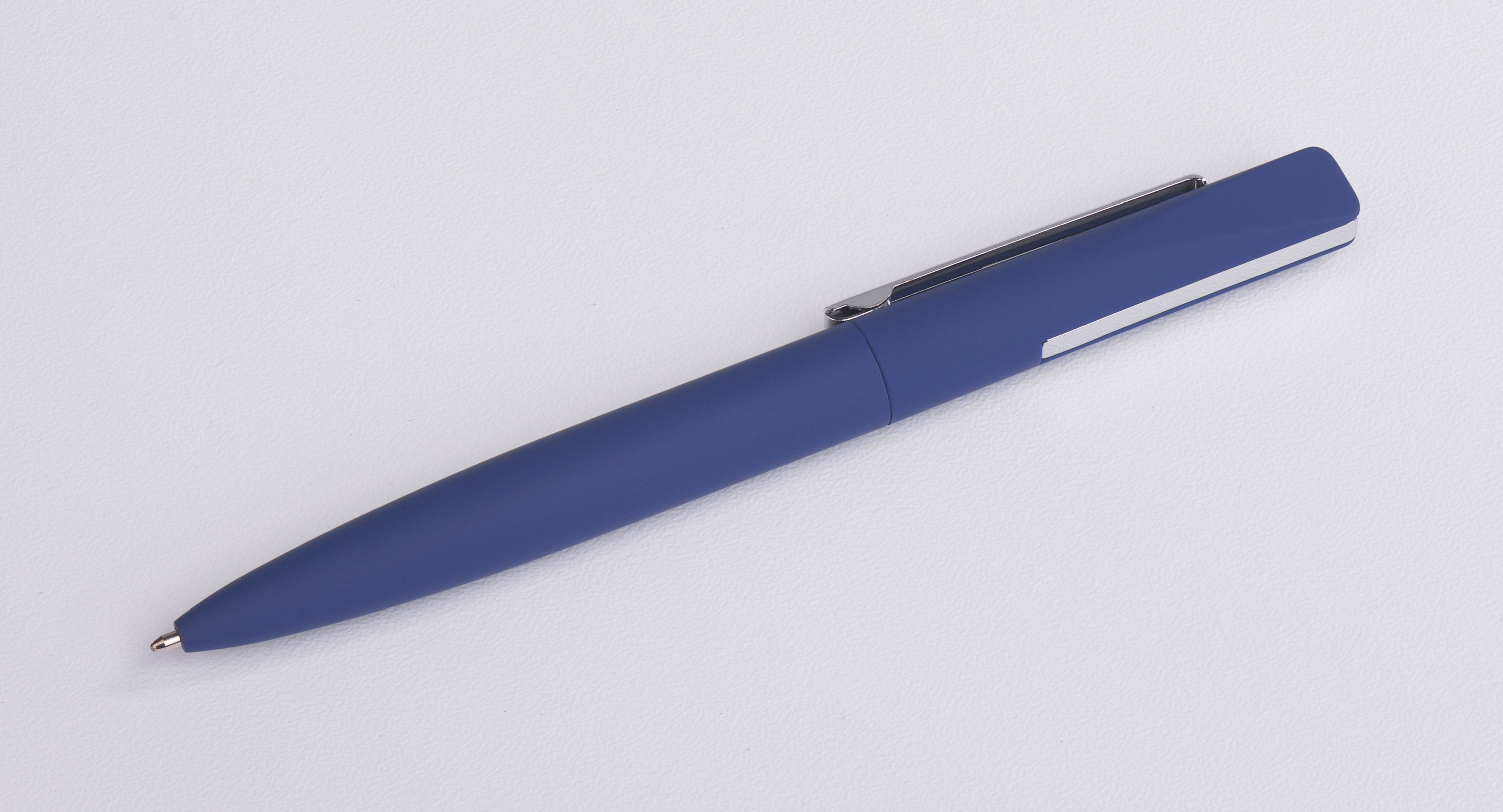 Ручка шариковая "Mercury", покрытие soft touch, темно-синий