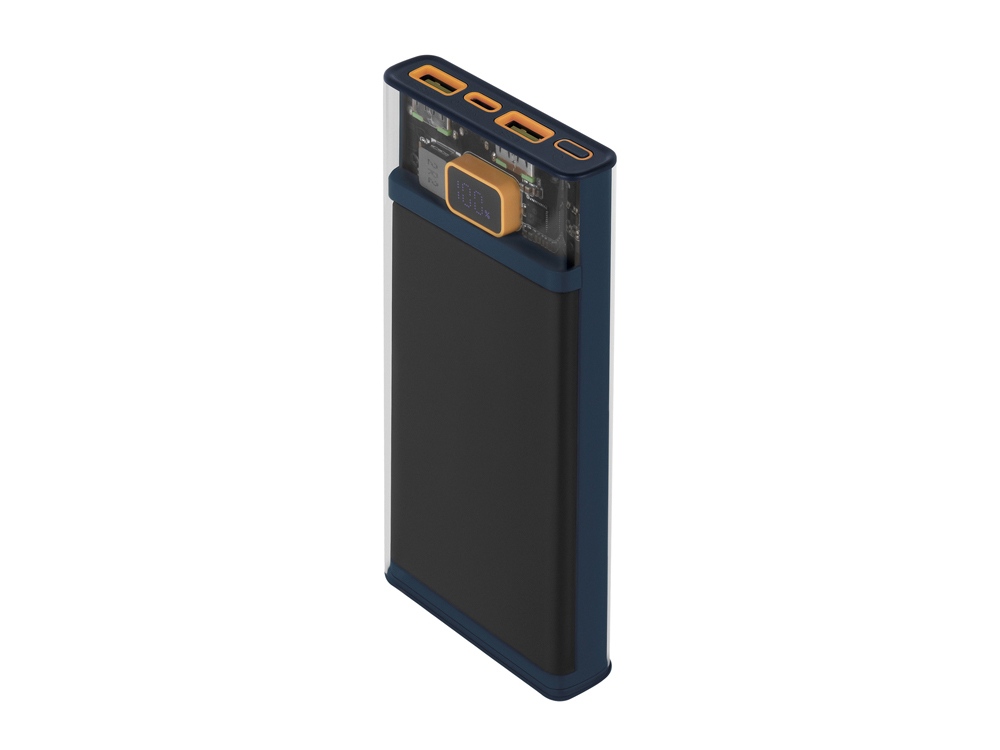 Внешний аккумулятор NEO Steam, 10000 mAh с логотипом Rombica | Print Logo