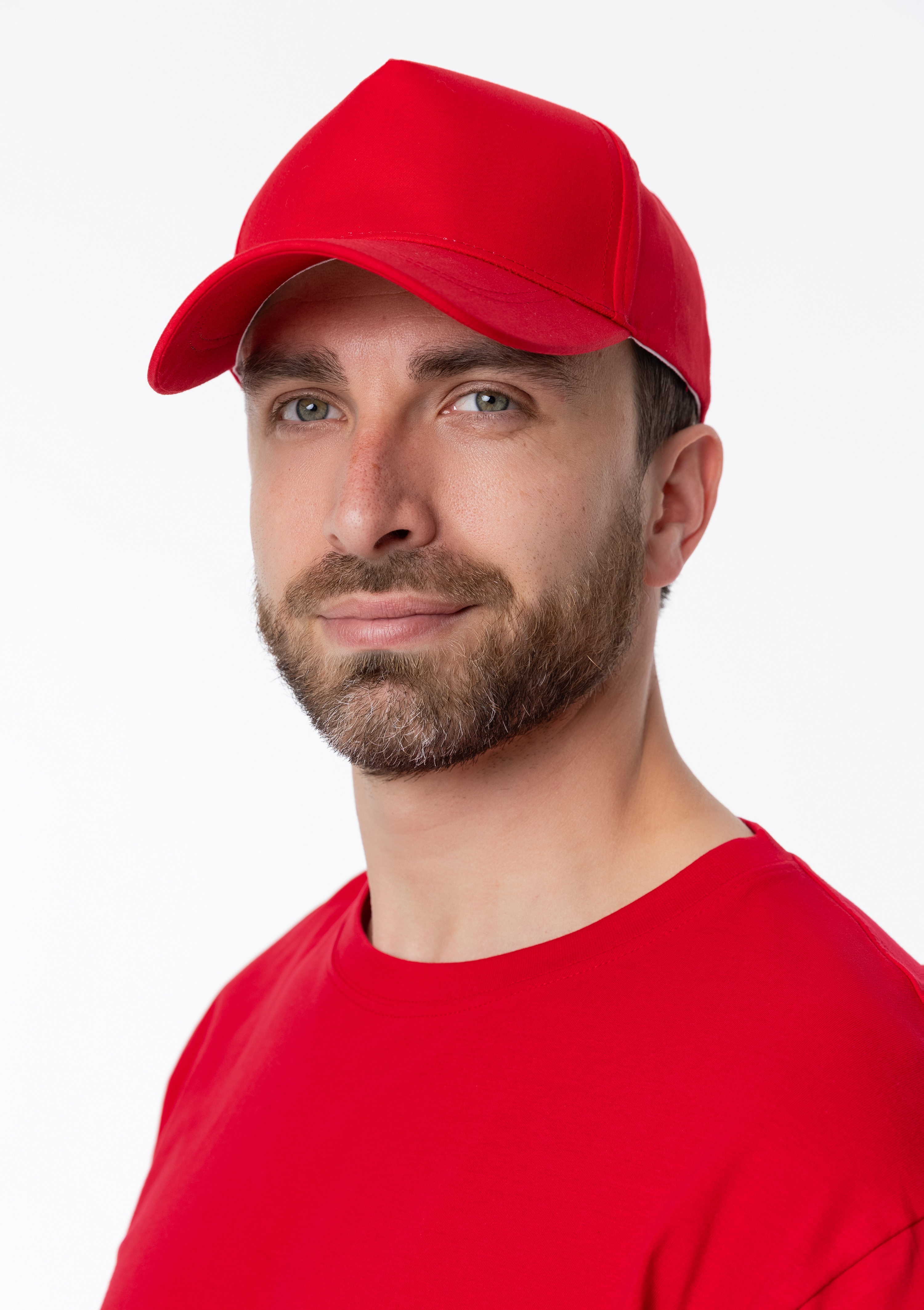 Футболка унисекс STAN, хлопок 150, 51, Красный,  (14)  (54/XXL)