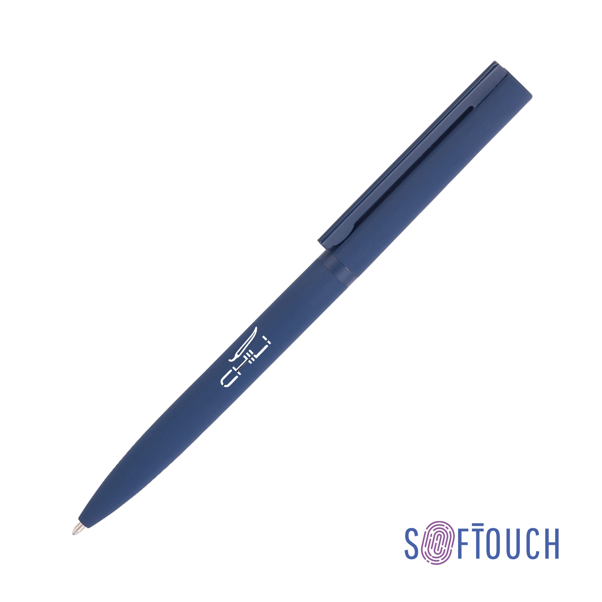 Ручка шариковая "Sirius", покрытие soft touch, серый