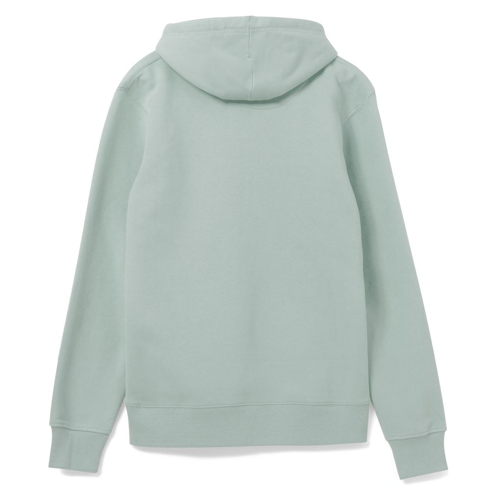 Толстовка с капюшоном унисекс Hoodie, серо-зеленая, размер S