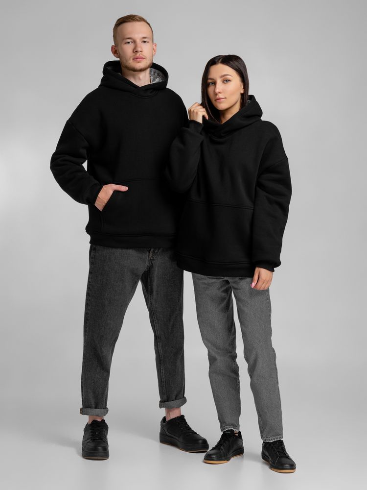 Худи Furry Oversize, черное, размер ХL/XXL
