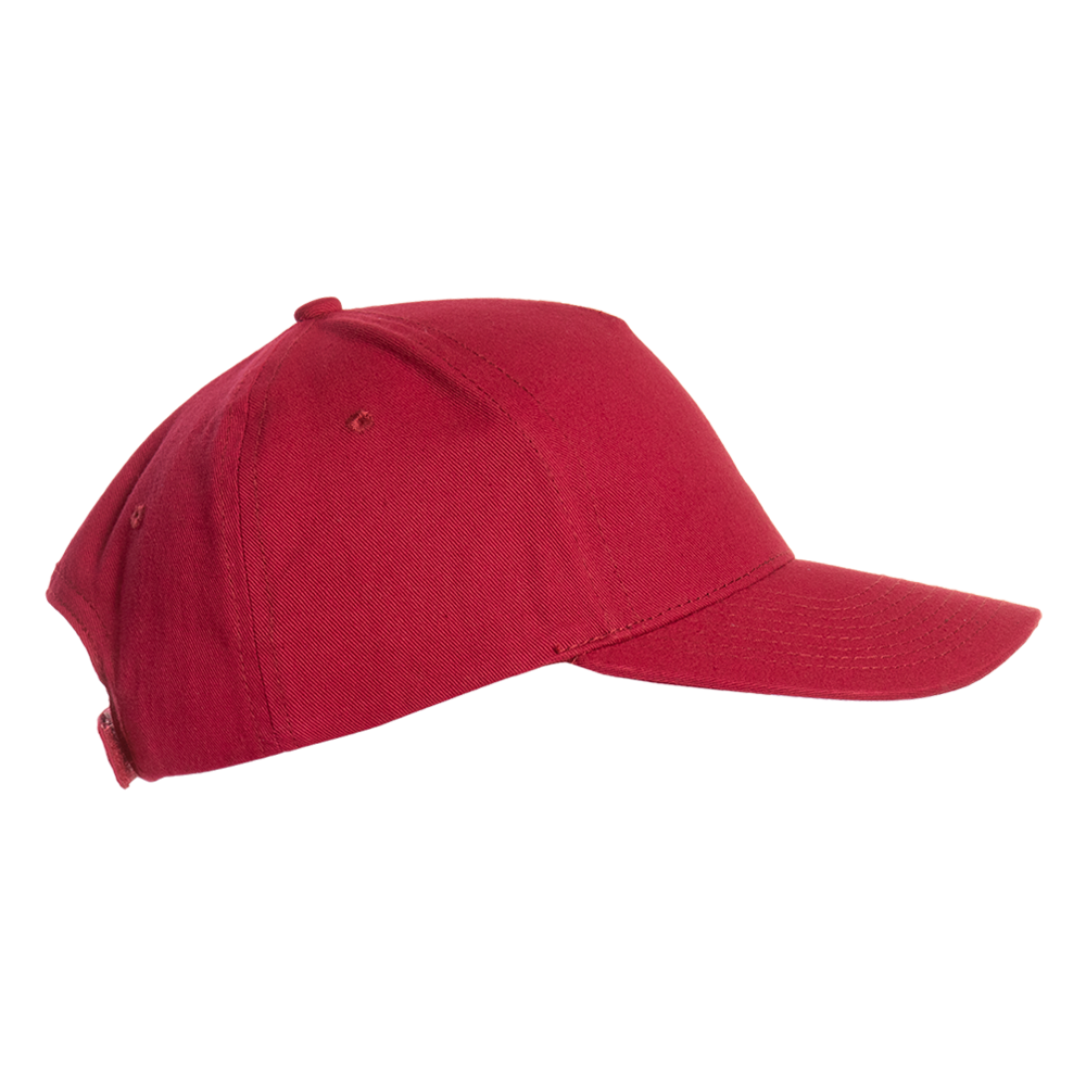 Бейсболка STAN 5 клиньев хлопок 150, 10L, Бордовый,  (66)  (56-58/ONE SIZE)