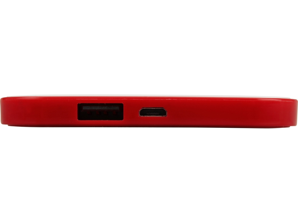 Портативное зарядное устройство (power bank) Квадрум, 2600 mAh, красный
