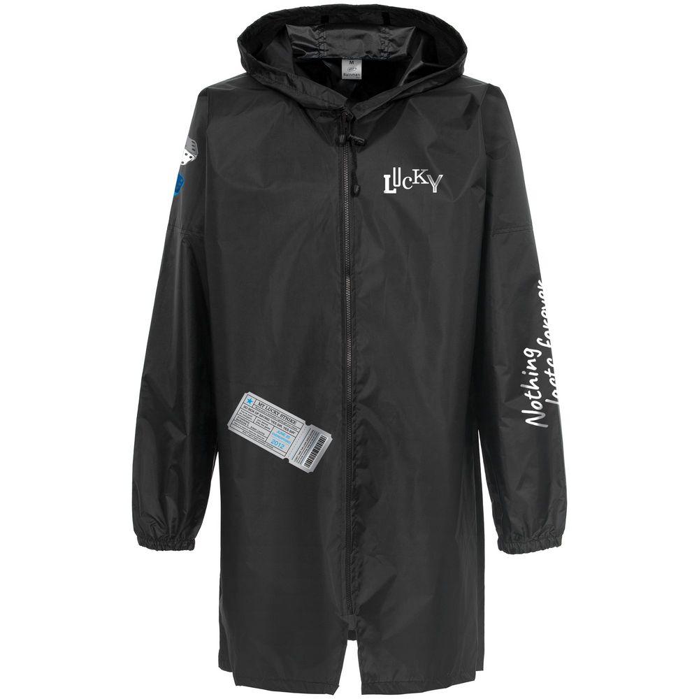 Дождевик Rainman Zip, черный, размер S