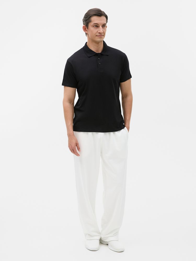 Рубашка поло мужская Prescott men 170 черная, размер 3XL