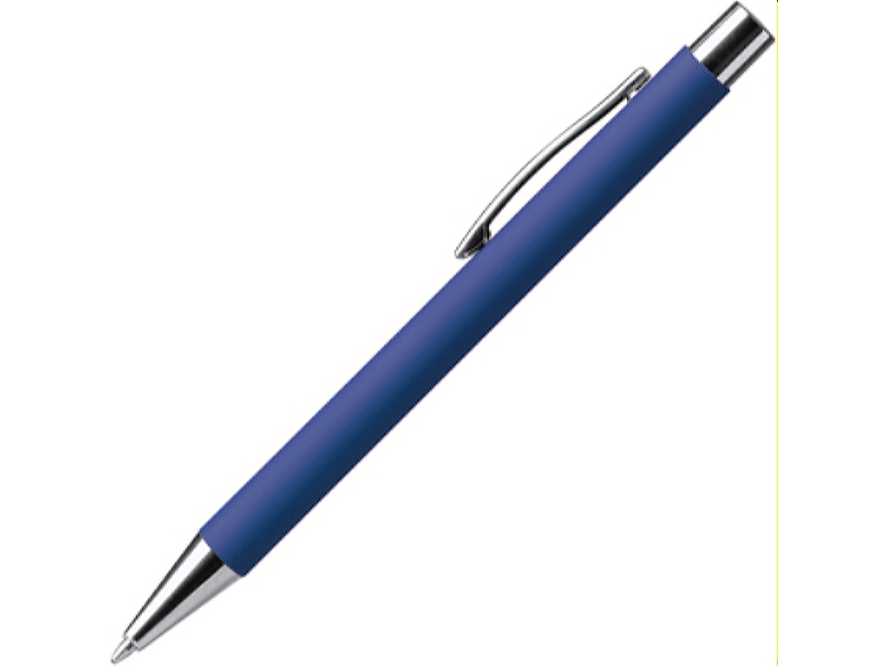 Ручка металлическая шариковая soft-touch DOVER с логотипом  | Print Logo