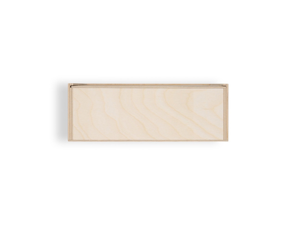 Деревянная коробка BOXIE WOOD L, натуральный светлый