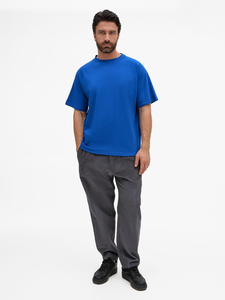 Футболка унисекс T2, синяя, размер XL/XXL