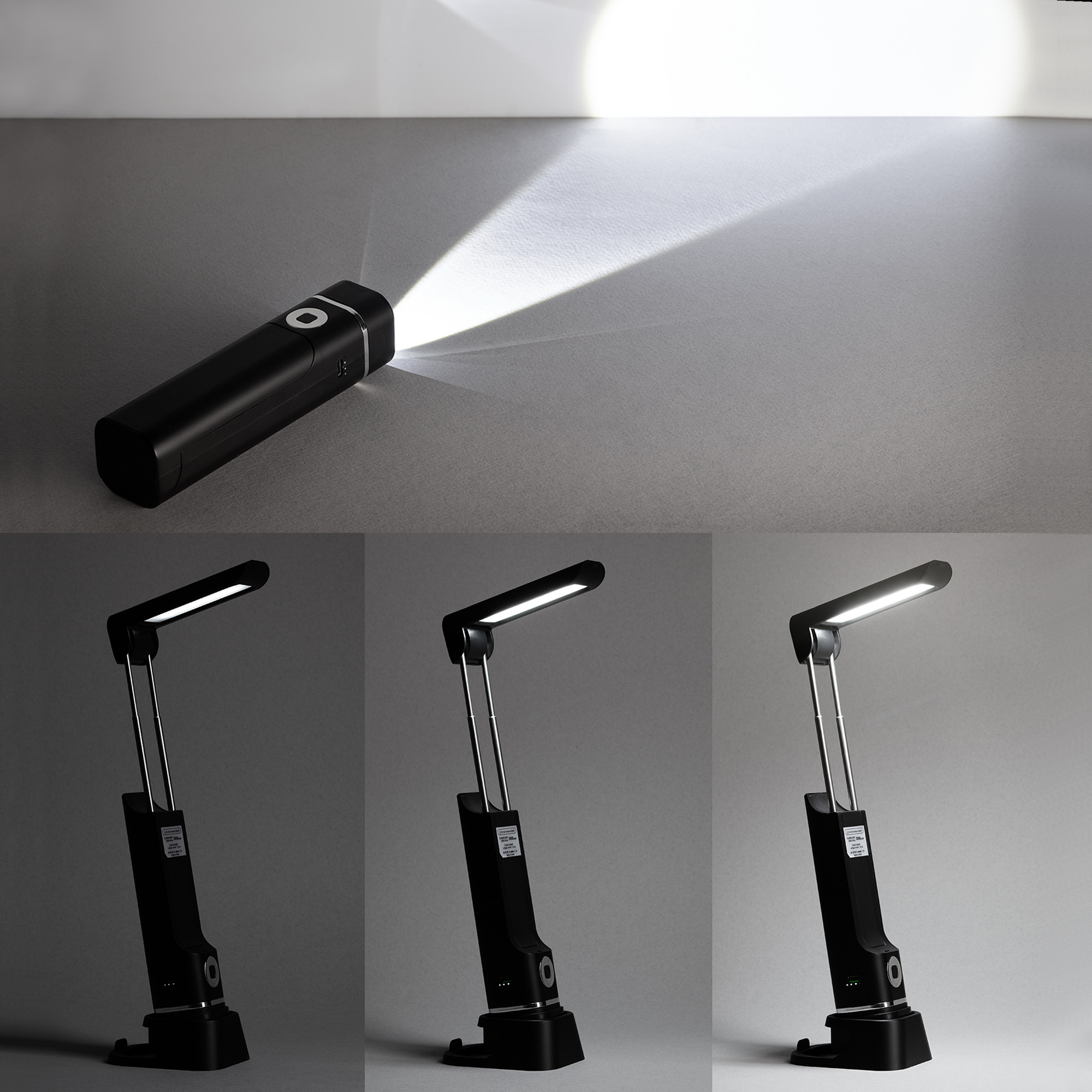 Складная лампа-фонарь "Smart LED" фото на сайте  Print Logo.
