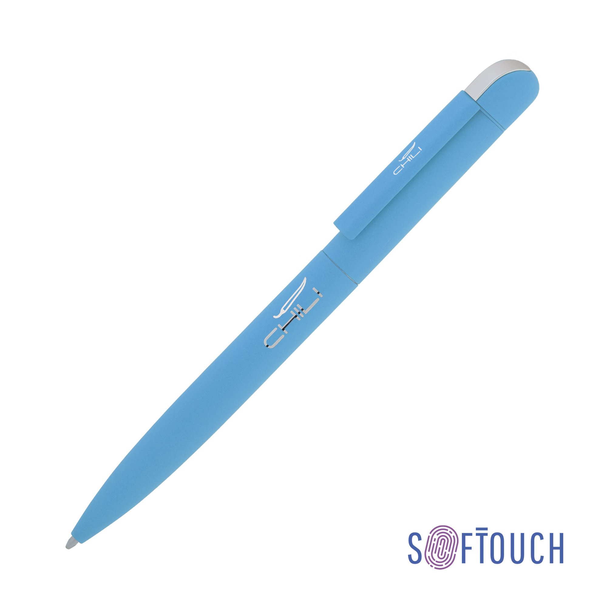 Ручка шариковая "Jupiter", покрытие soft touch, бирюзовый