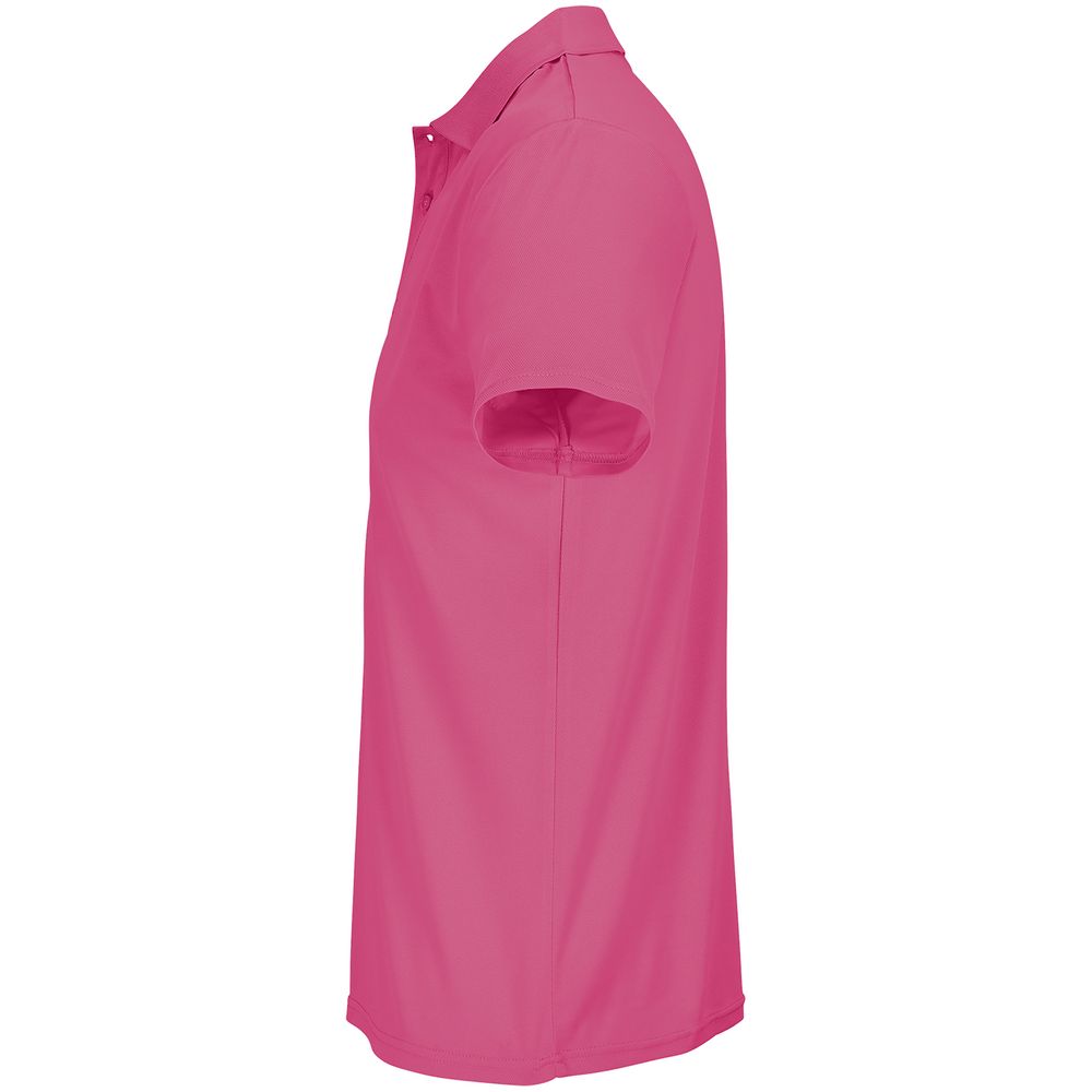 Рубашка поло унисекс Pitcher, розовая (ribbon pink), размер M