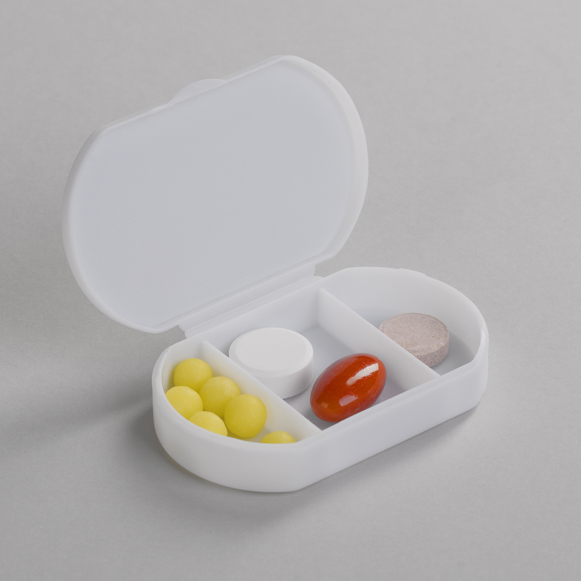 Таблетница "Pill house" с антибактериальной защитой с логотипом  | Print Logo
