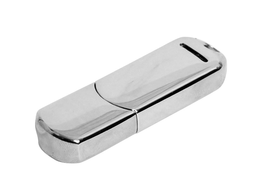 USB 2.0- флешка на 8 Гб каплевидной формы с логотипом  | Print Logo