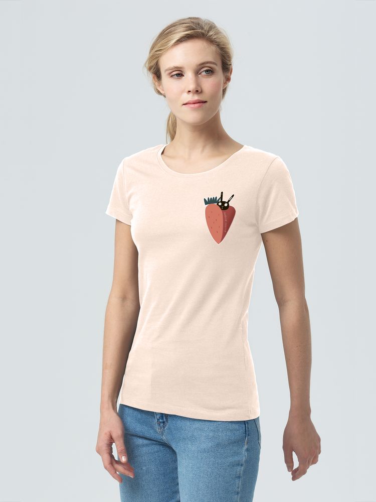 Футболка женская «Любоф-моркоф» с логотипом CoolColor | Print Logo