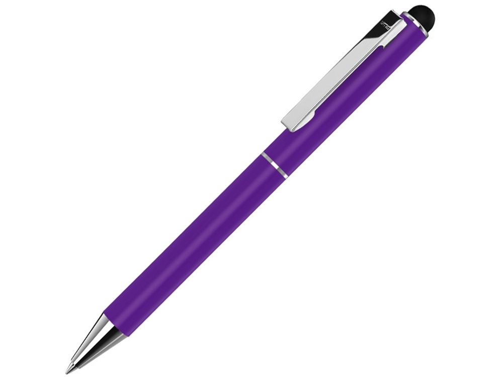Ручка шариковая металлическая Straight SI Touch с логотипом UMA | Print Logo